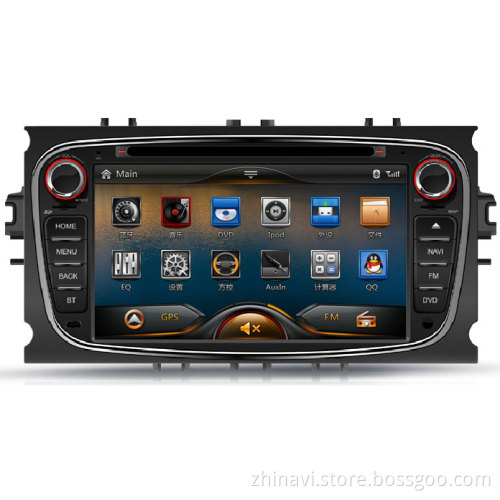 Car Android GPS Navigation DVD Player System for Ford Foucs Mondeo (ZN-FD01)